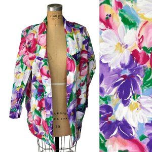 Vintage Floral Spring Women's Blazer